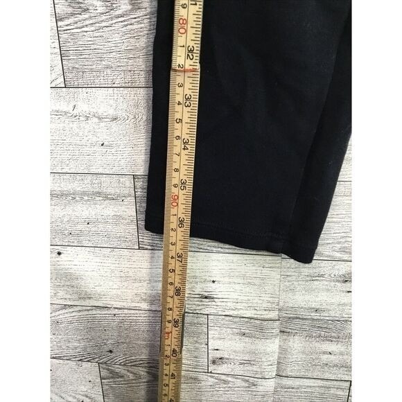 Guess Faux Leather Panel Leggings Women's Size XL Black Stretch High‎ Waist - Picture 9 of 9